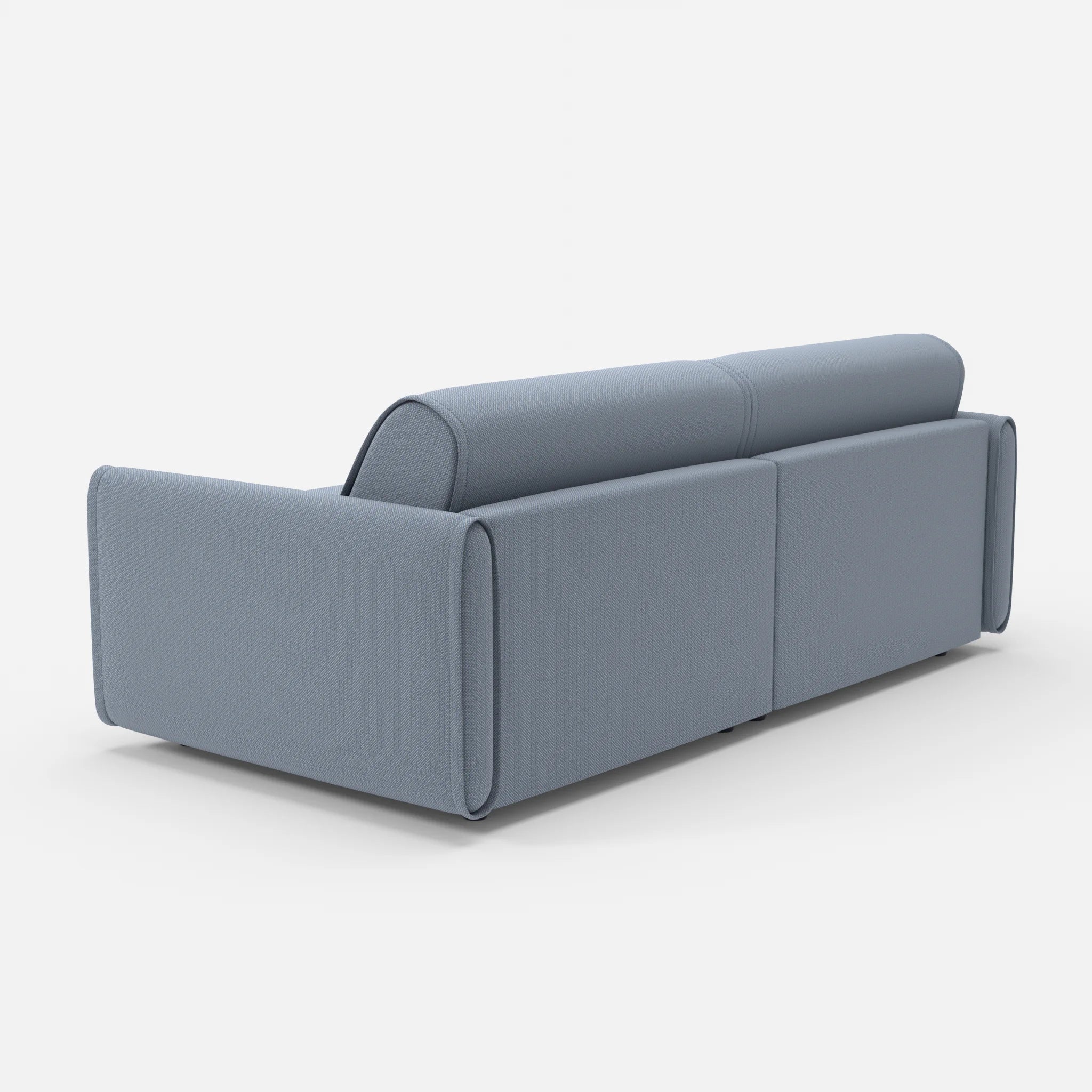 2 Sitzer Sofa Belleform 1 credosea in Blau von hinten