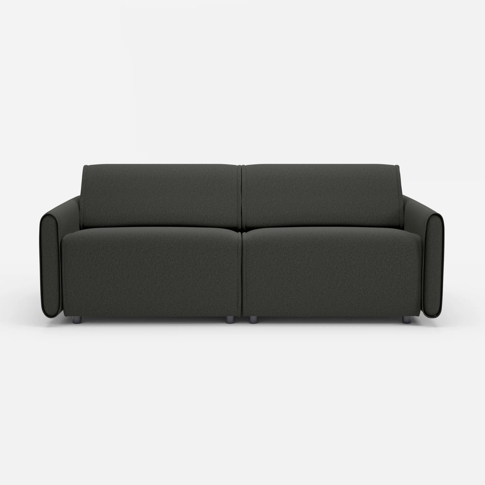 2 Sitzer Sofa Belleform 1 dama0002 in Anthrazit von vorne