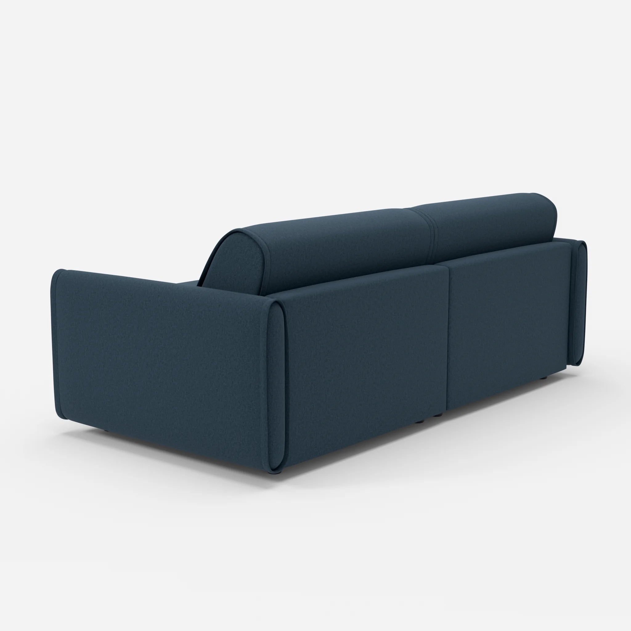 2 Sitzer Sofa Belleform 1 dama0014 in Dunkelblau von hinten
