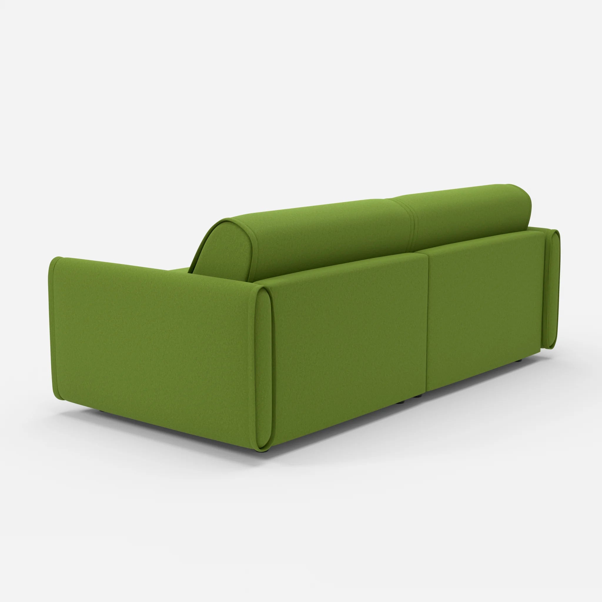 2 Sitzer Sofa Belleform 1 dama0027 in Grün von hinten