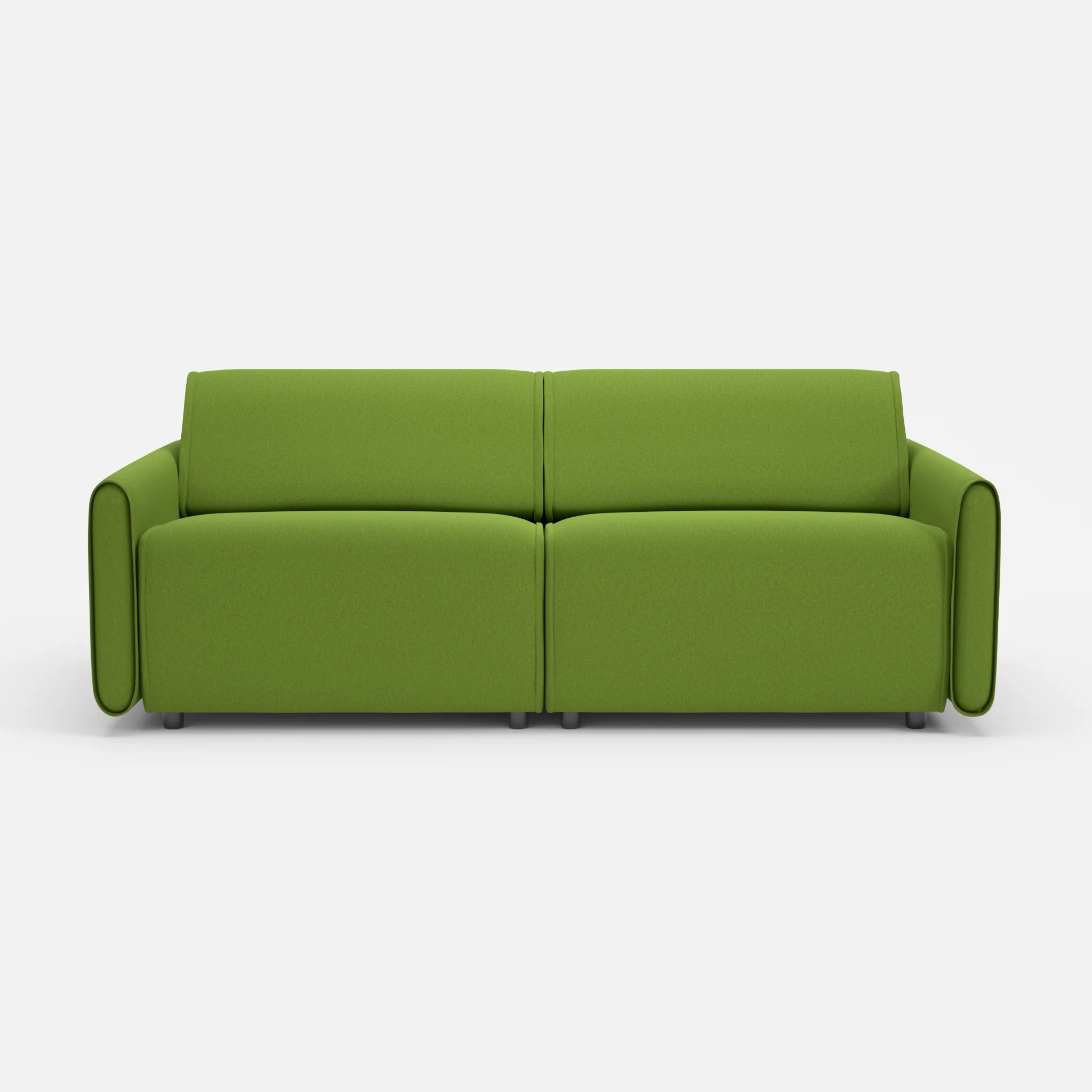 2 Sitzer Sofa Belleform 1 dama0027 in Grün von vorne