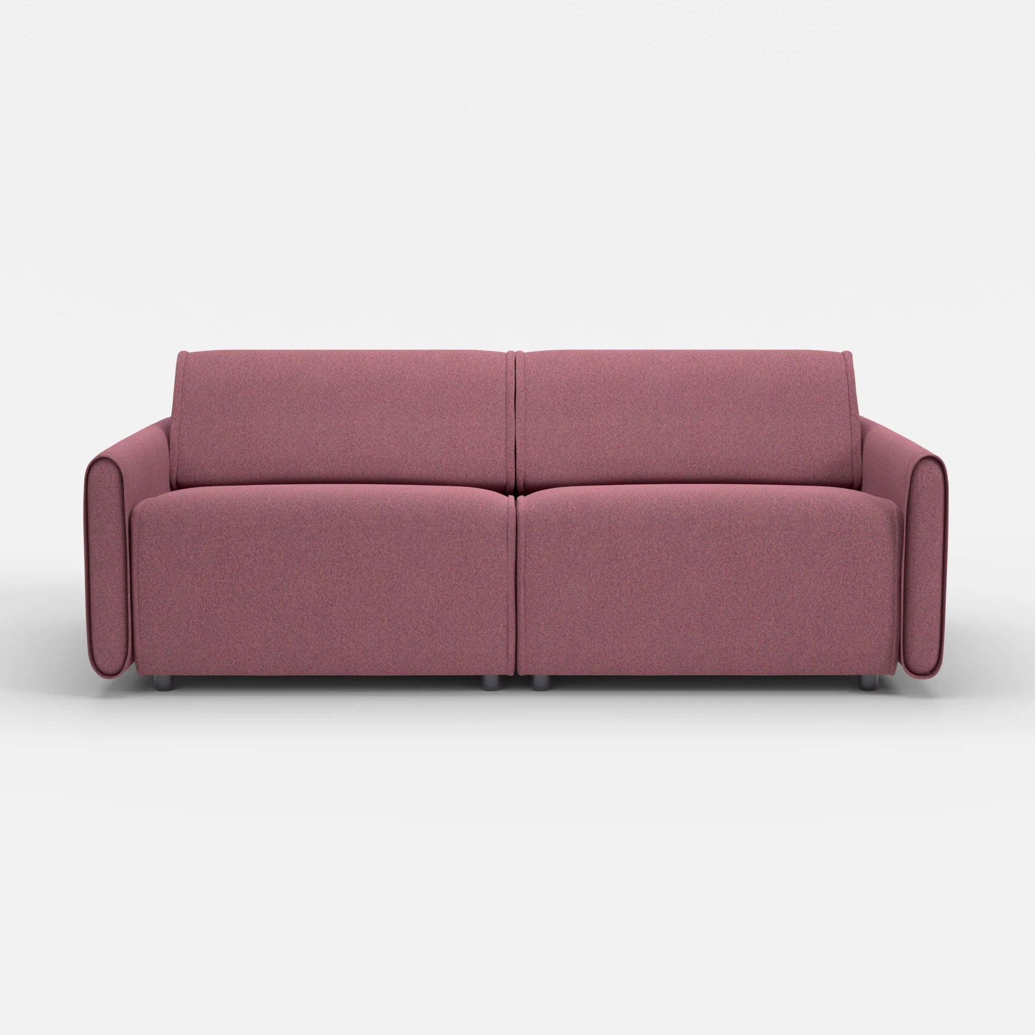 2 Sitzer Sofa Belleform 1 dama0041 in Violett von vorne