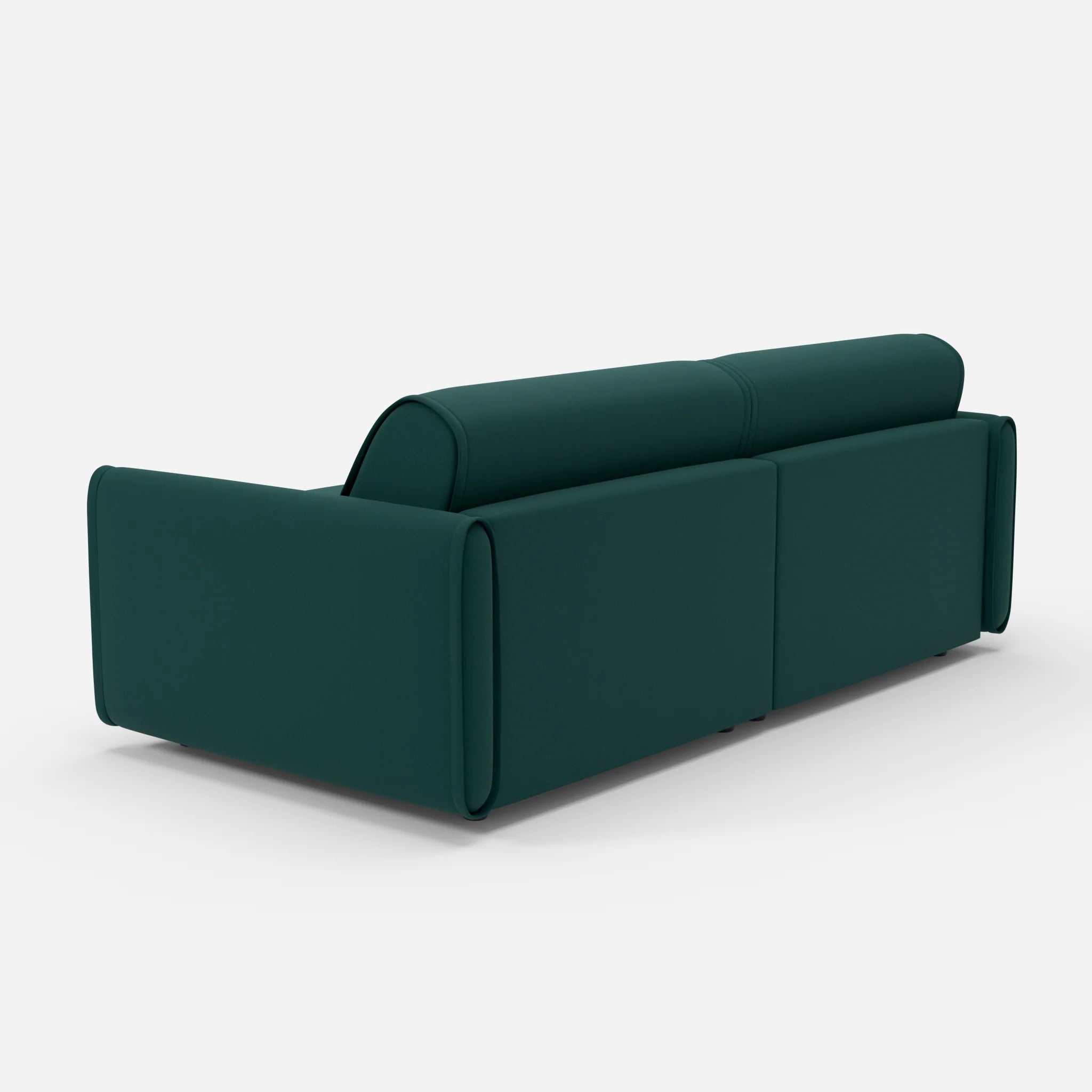 2 Sitzer Sofa Belleform 1 dama0073 in Petrol von hinten