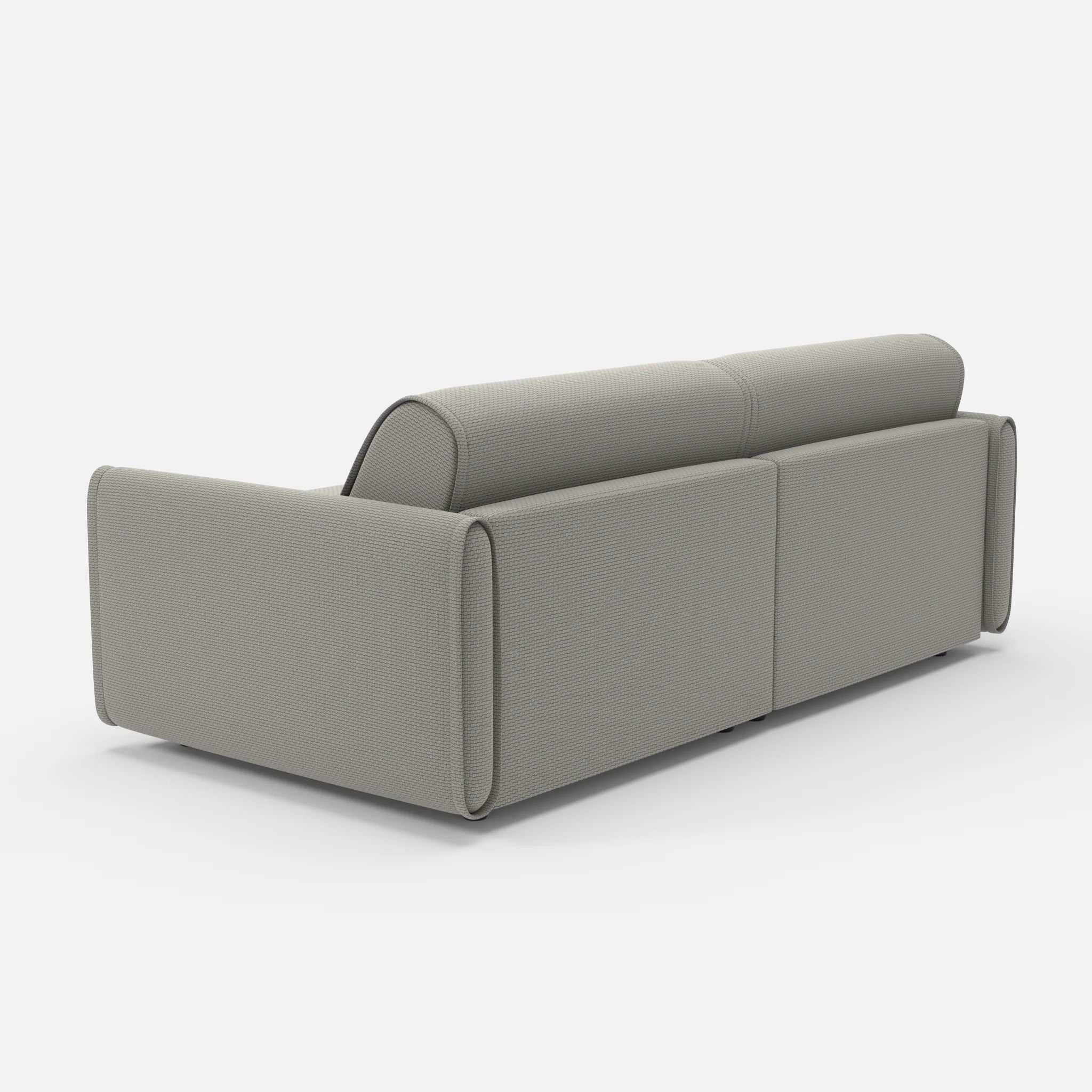 2 Sitzer Sofa Belleform 1 nabucco1003 in Hellgrau von hinten