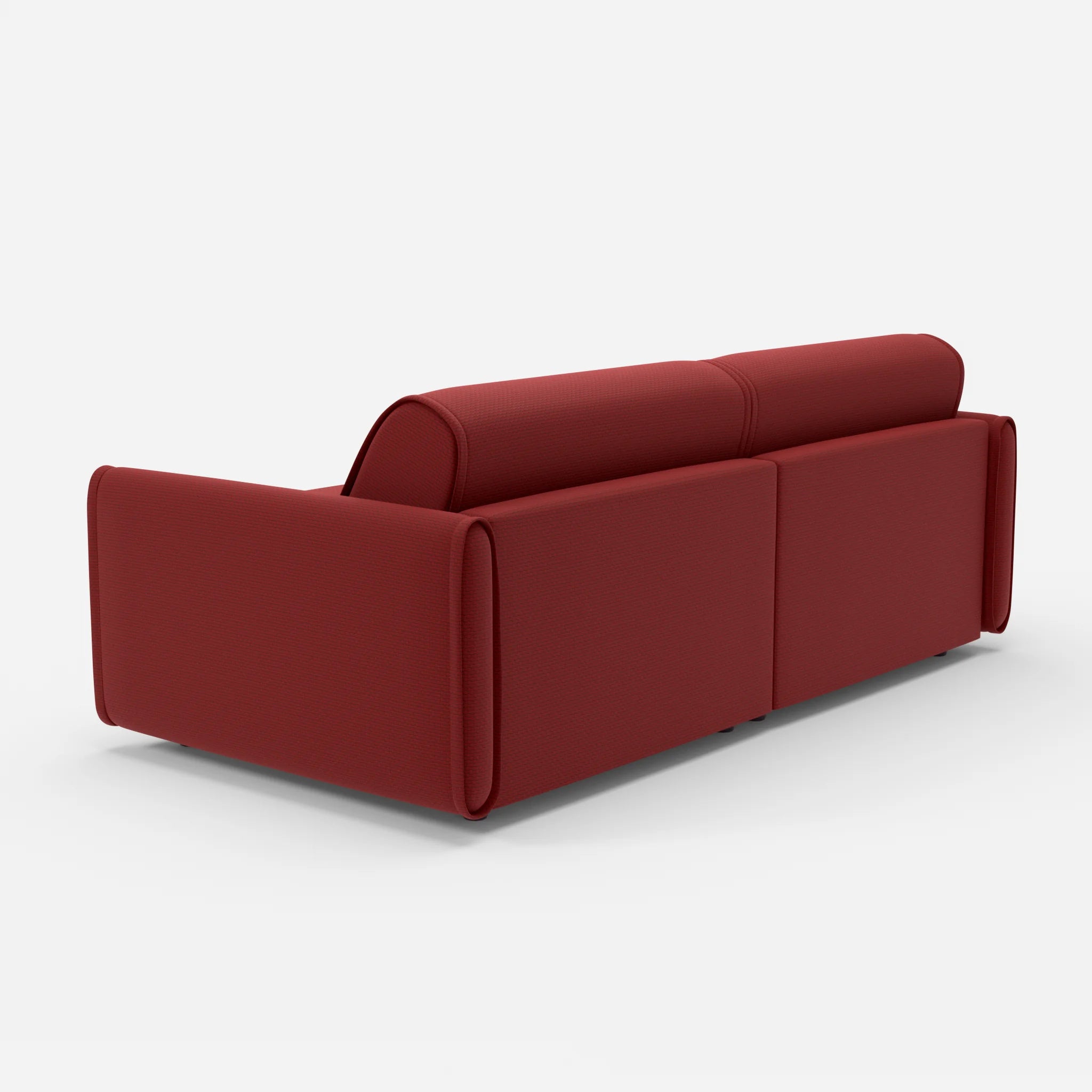 2 Sitzer Sofa Belleform 1 nabucco4021 in Rot von hinten