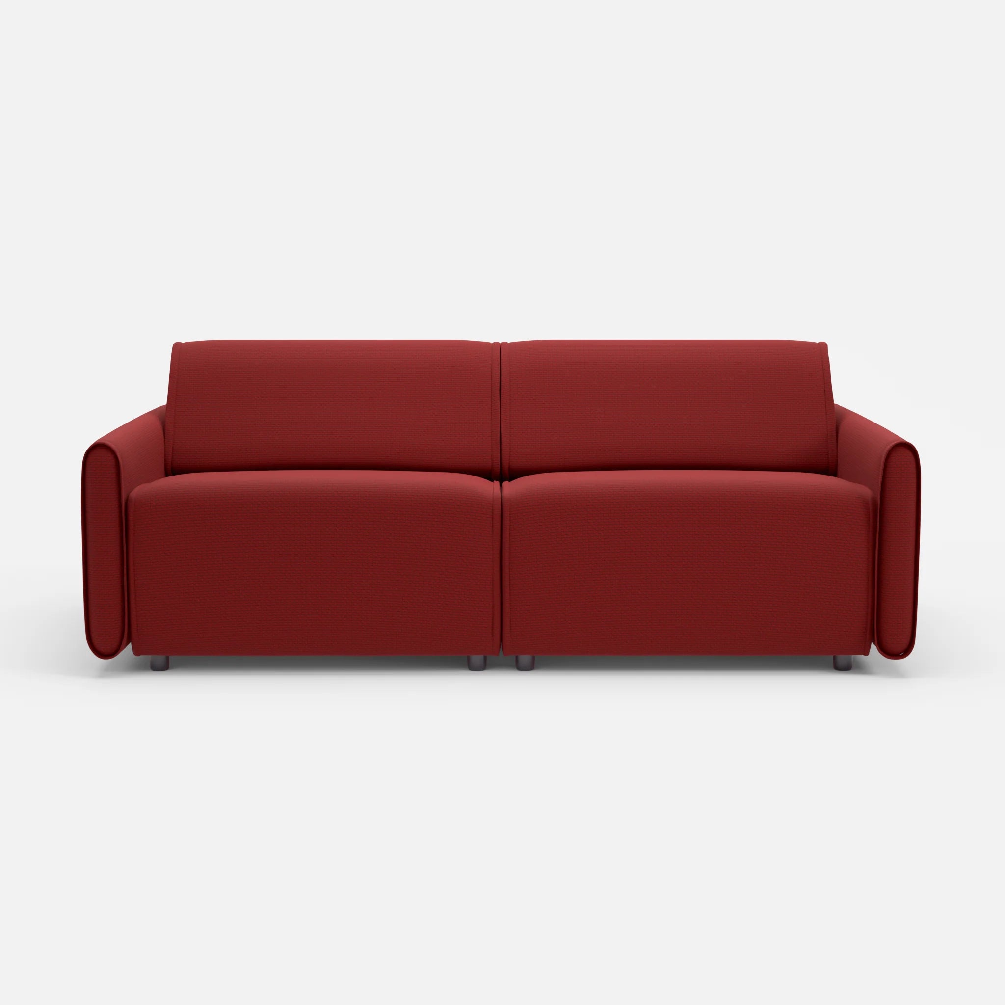 2 Sitzer Sofa Belleform 1 nabucco4021 in Rot von vorne