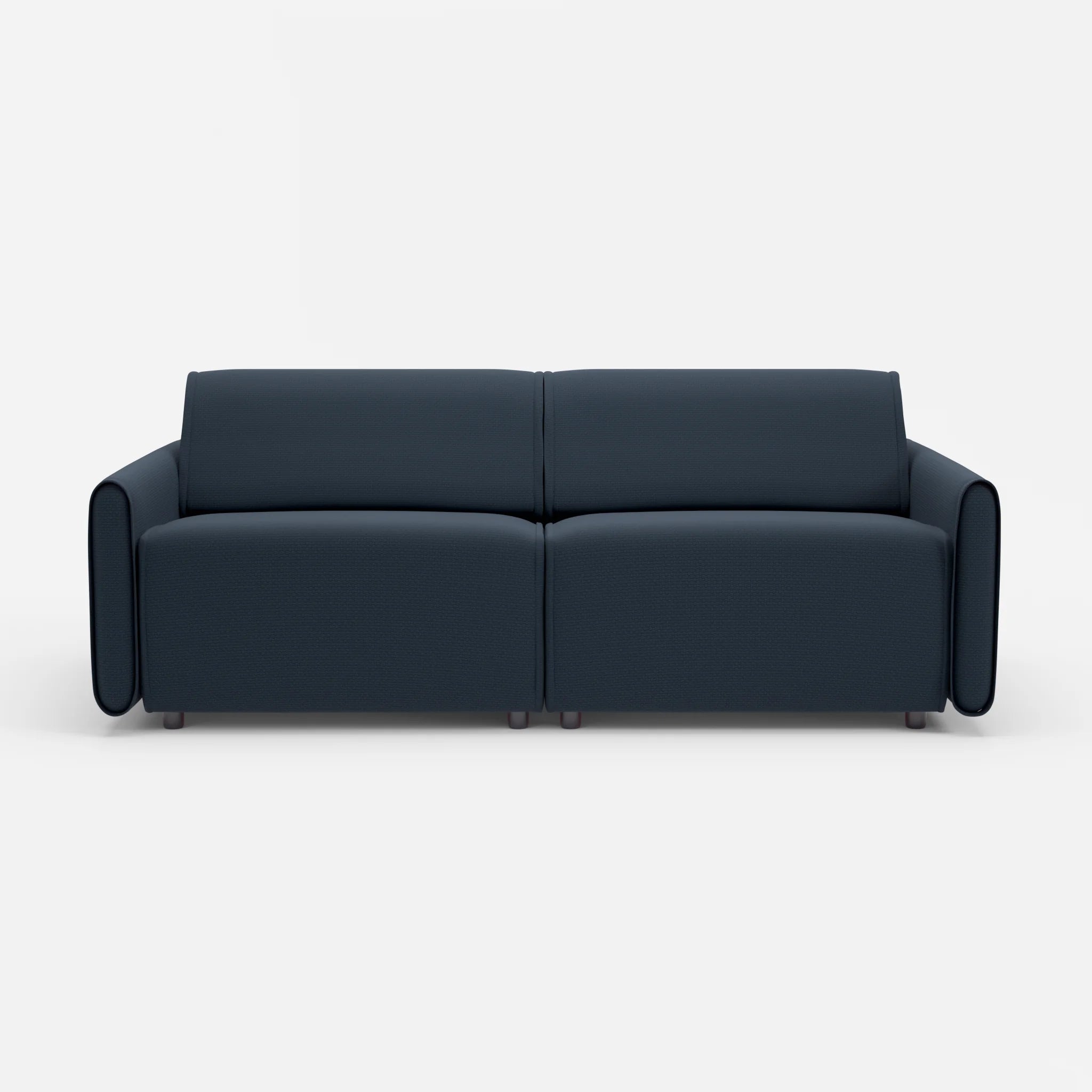 2 Sitzer Sofa Belleform 1 nabucco6098 in Dunkelblau von vorne
