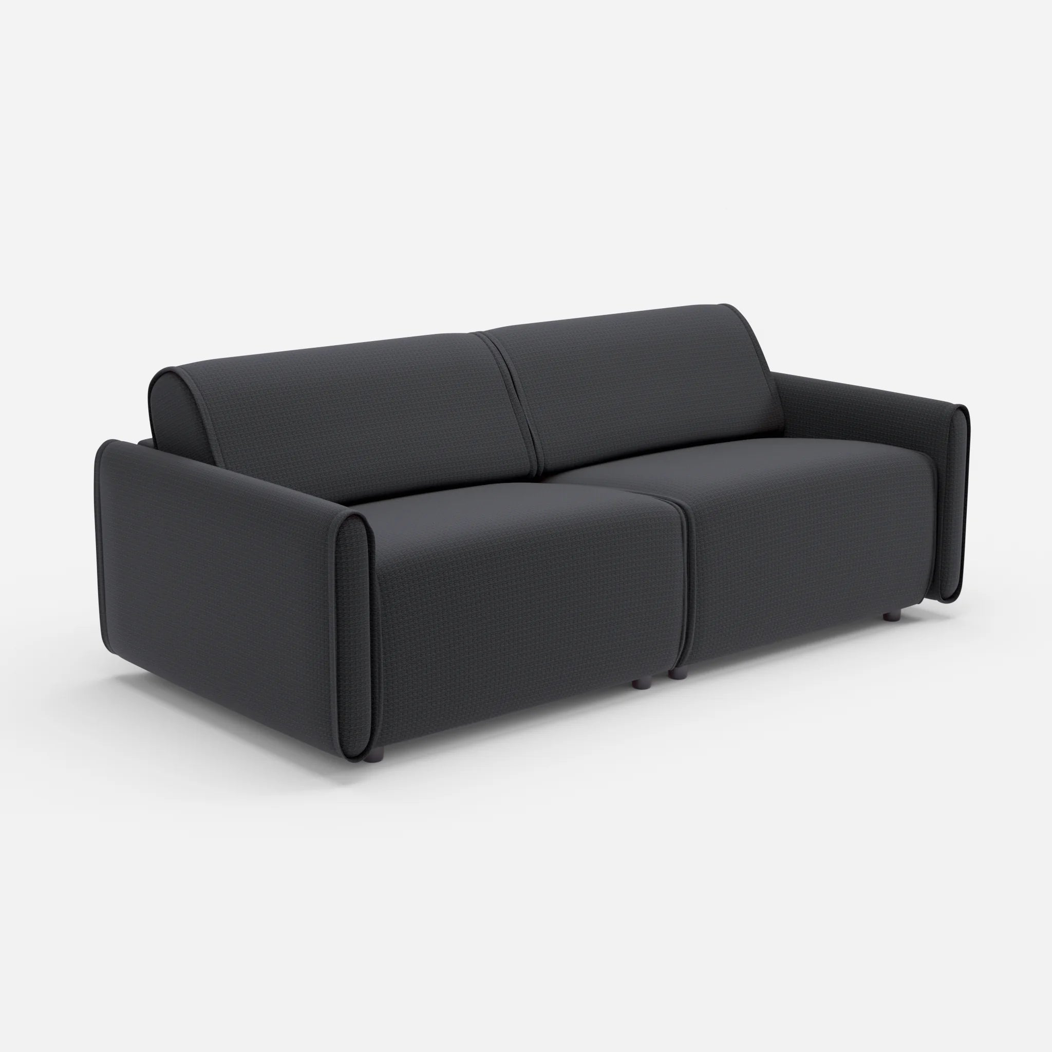 2 Sitzer Sofa Belleform 1 nabucco8019 in Anthrazit von der Seite