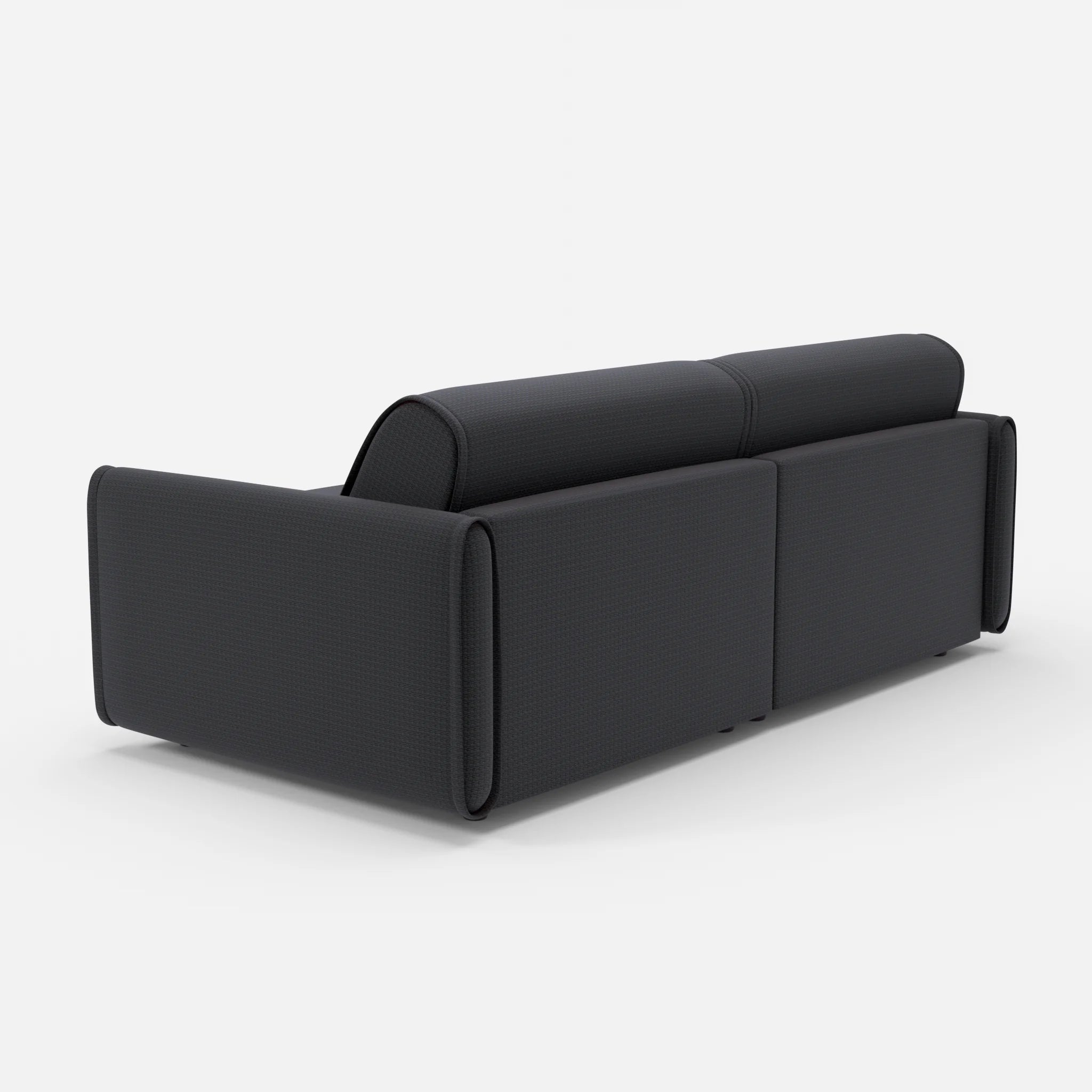 2 Sitzer Sofa Belleform 1 nabucco8019 in Anthrazit von hinten