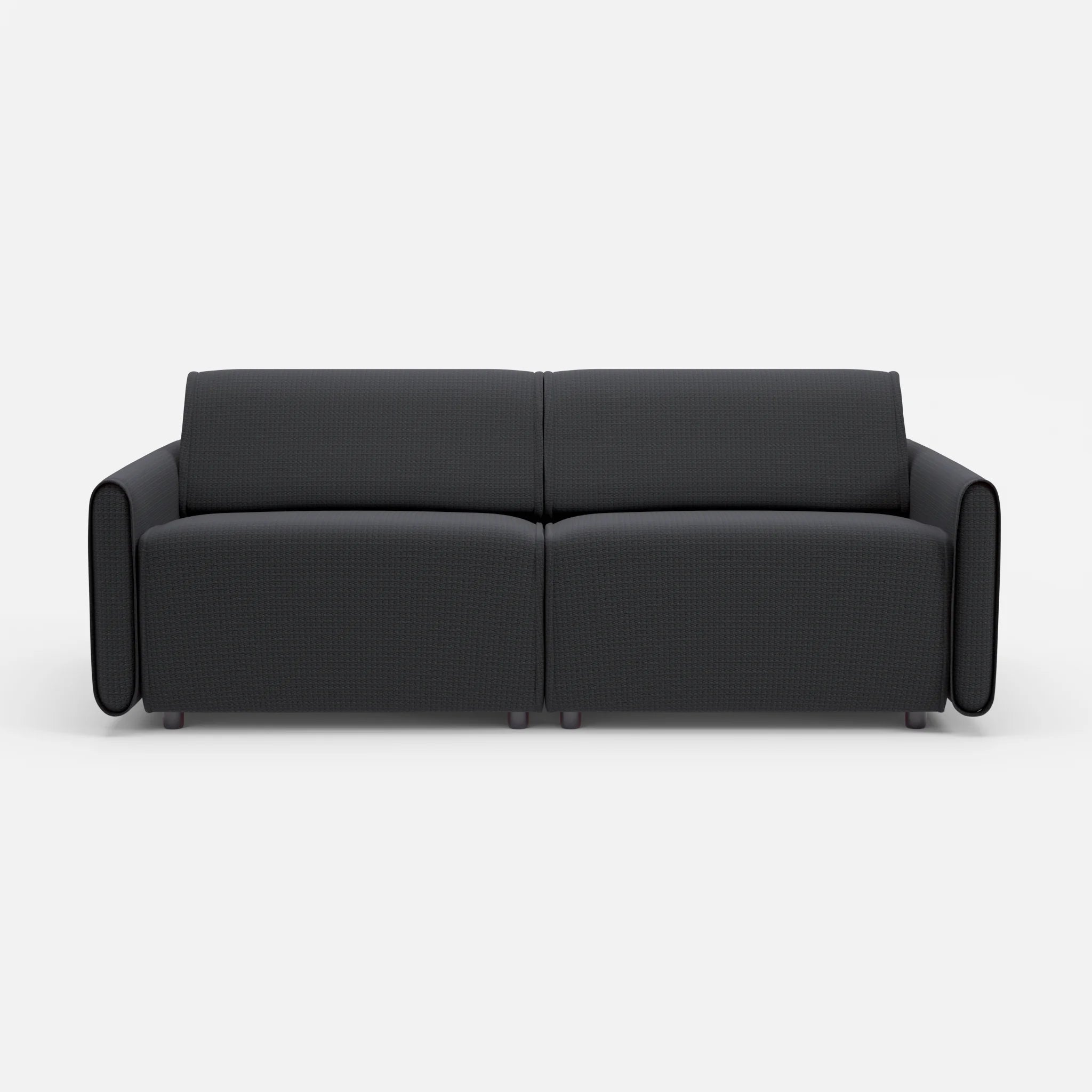 2 Sitzer Sofa Belleform 1 nabucco8019 in Anthrazit von vorne