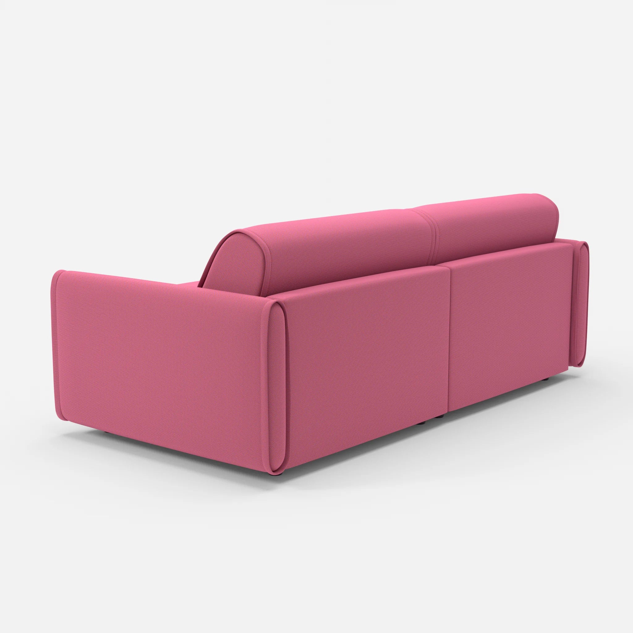2 Sitzer Sofa Belleform 1 novumlitchi in Violett von hinten