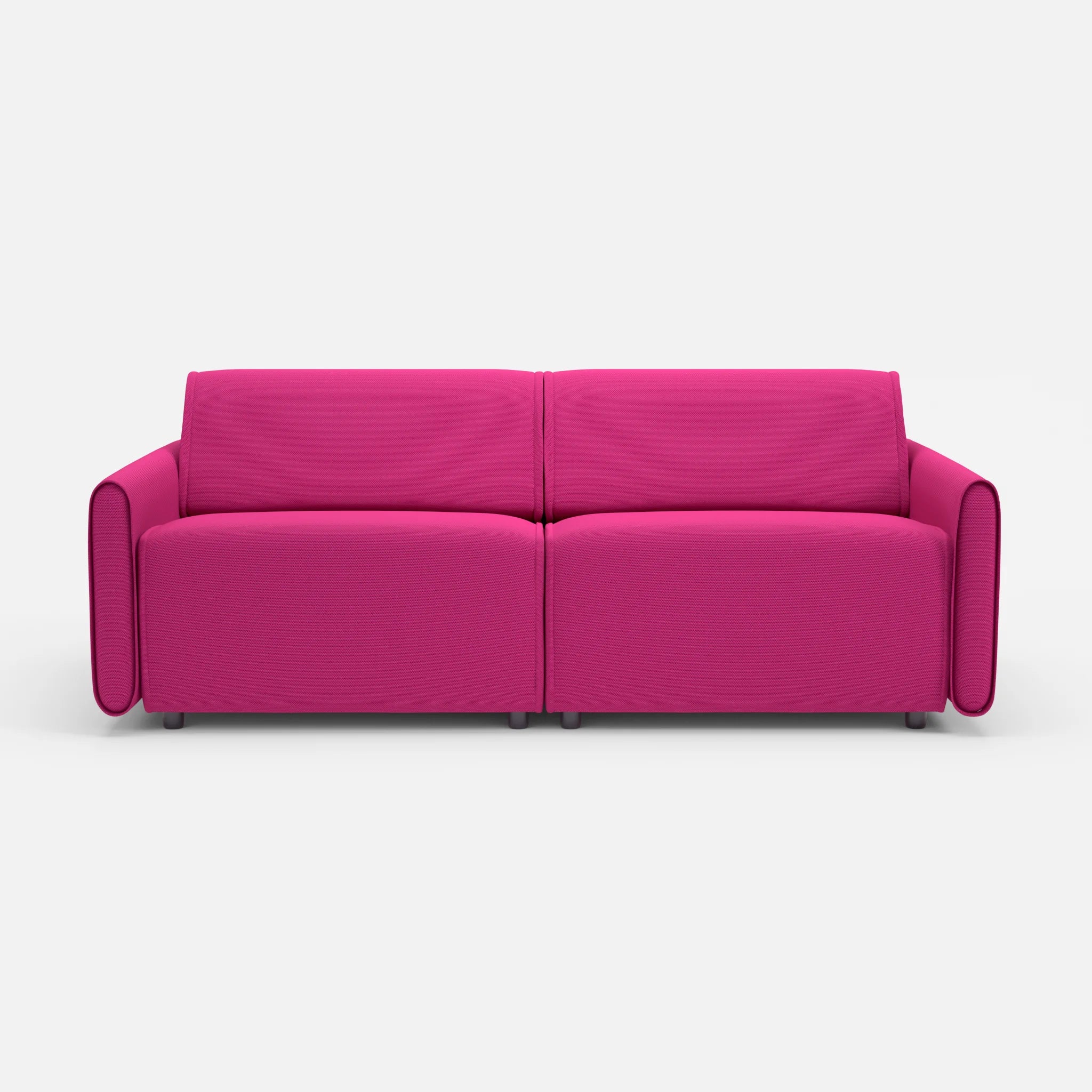 2 Sitzer Sofa Belleform 1 novummagenta in Magenta von vorne