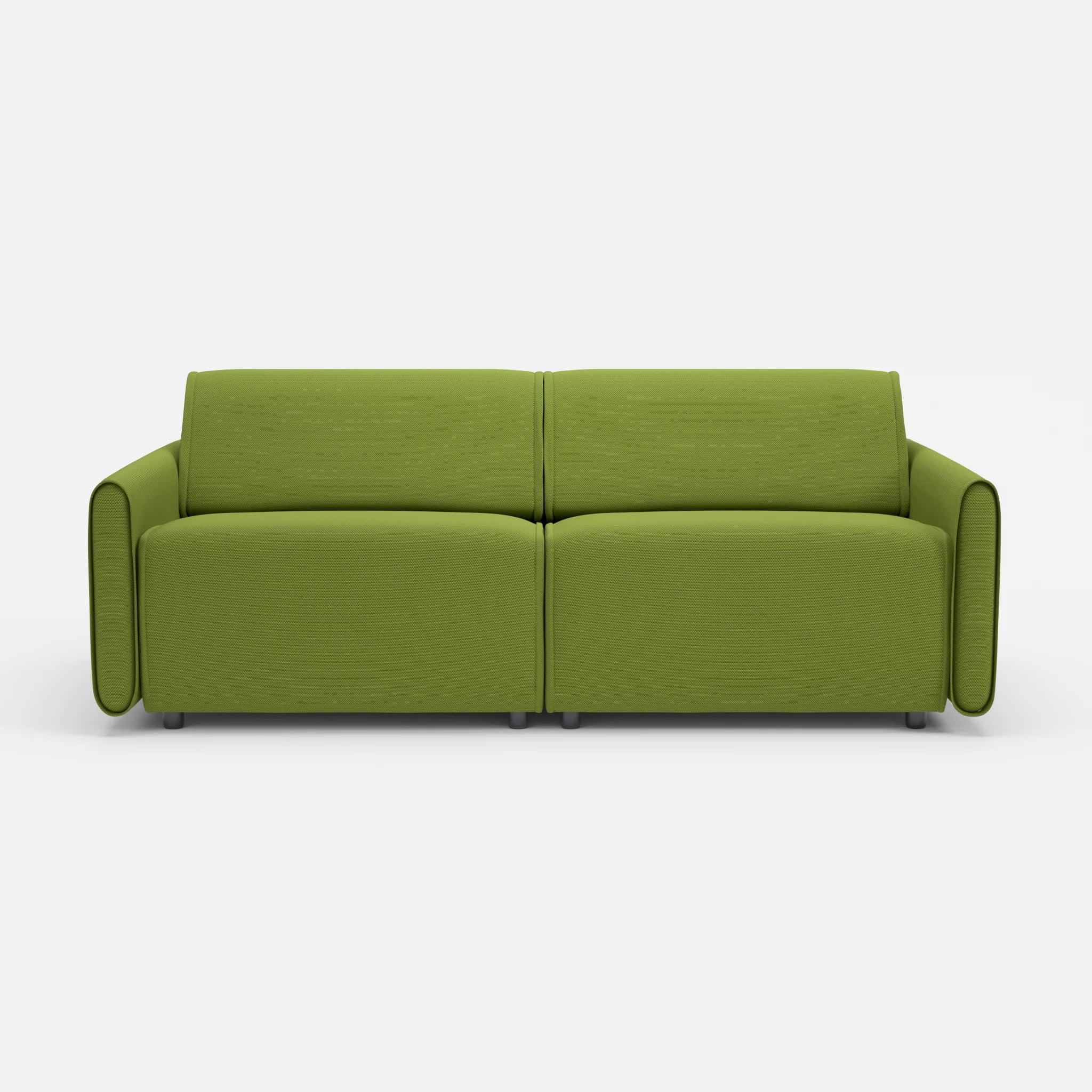 2 Sitzer Sofa Belleform 1 novummoss in Grün von vorne