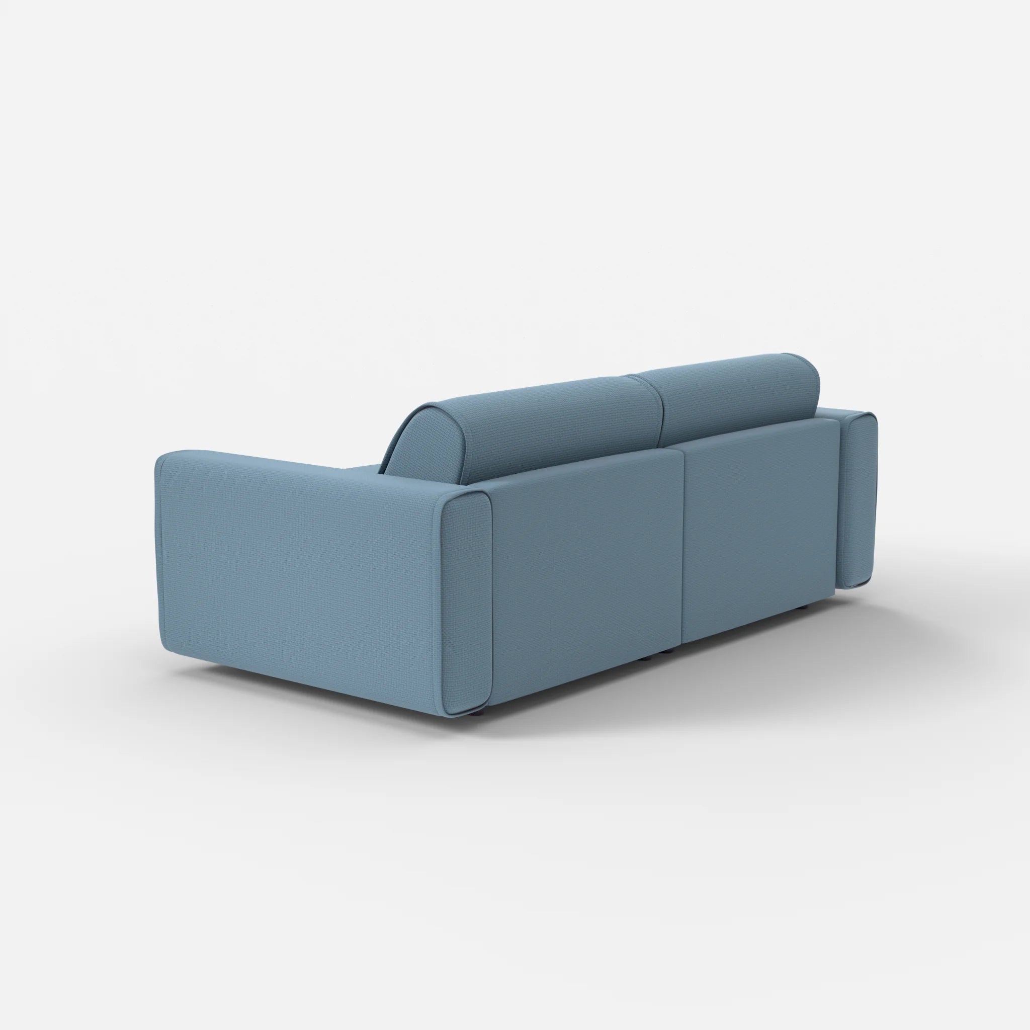 2 Sitzer Sofa Belleform mit breiter Armlehne 2 nabucco6043 in Blau von hinten