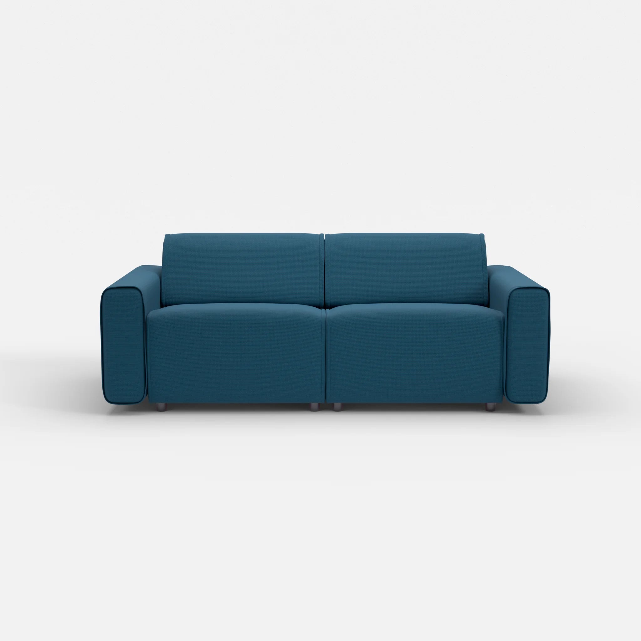 2 Sitzer Sofa Belleform mit breiter Armlehne 2 nabucco6075 in Blau von vorne