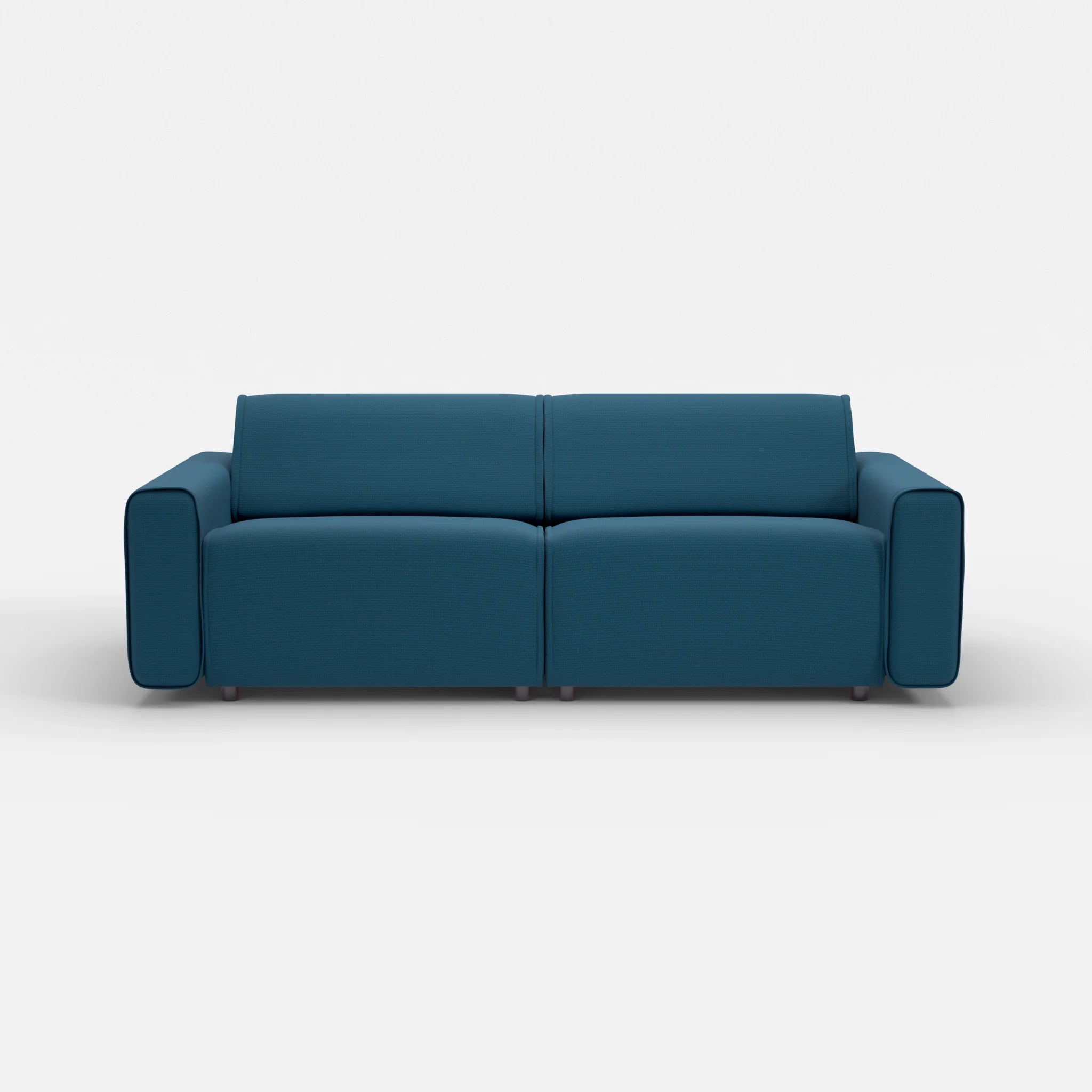 2 Sitzer Sofa Belleform mit breiter Armlehne 3 nabucco6075 in Blau von vorne