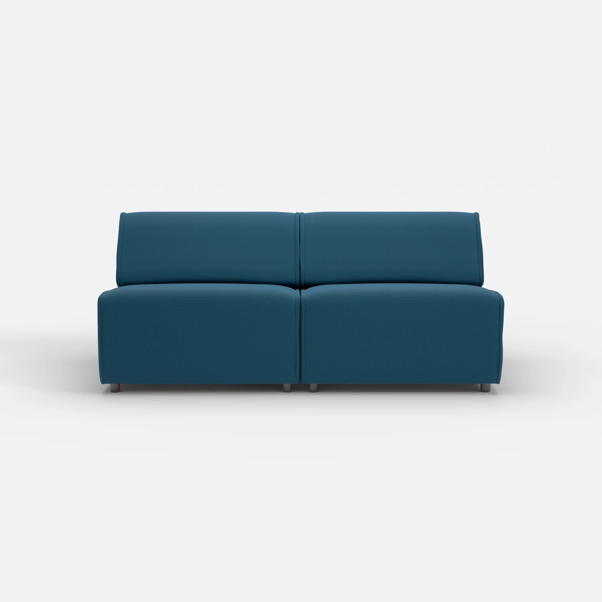 2 Sitzer Sofa Belleform ohne Armlehne 3 nabucco6075 in Blau von vorne