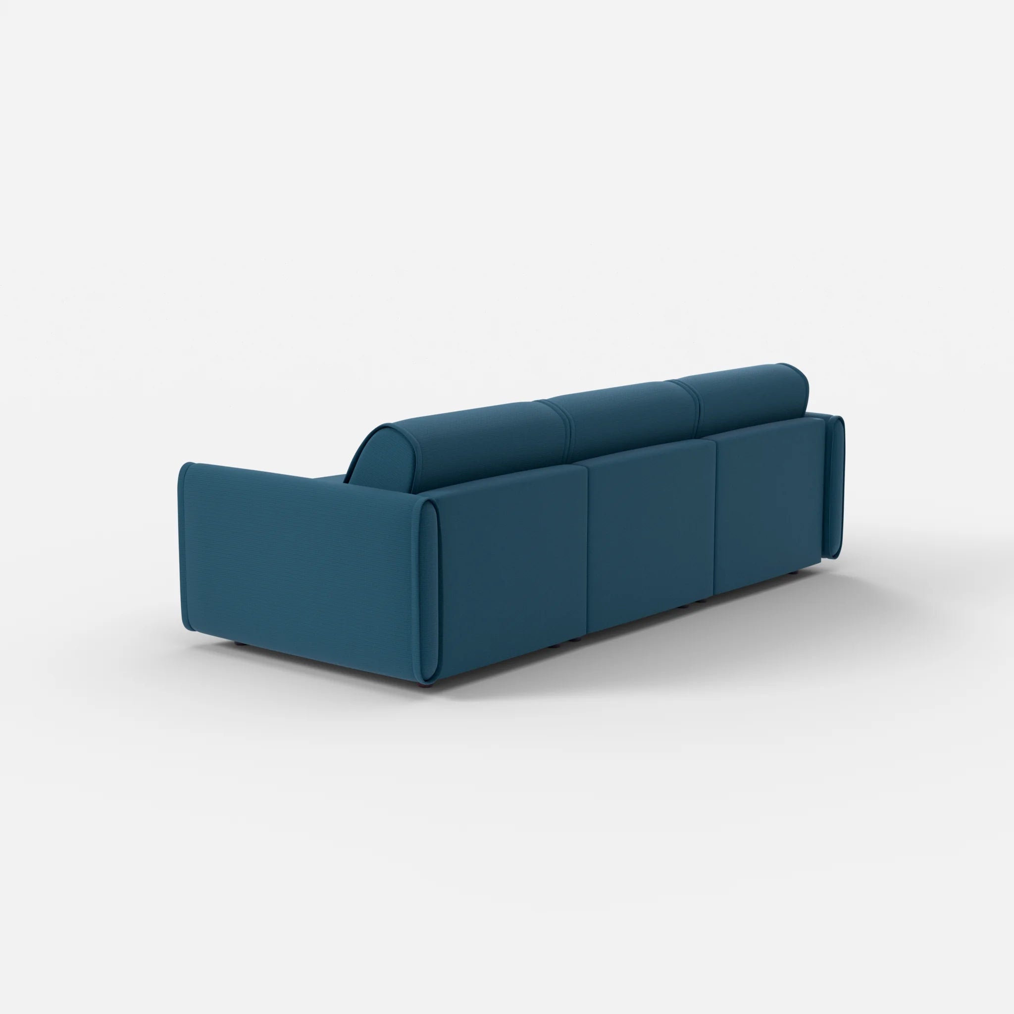 3 Sitzer Sofa Belleform mit schmaler Armlehne 1 nabucco6075 in Blau von hinten