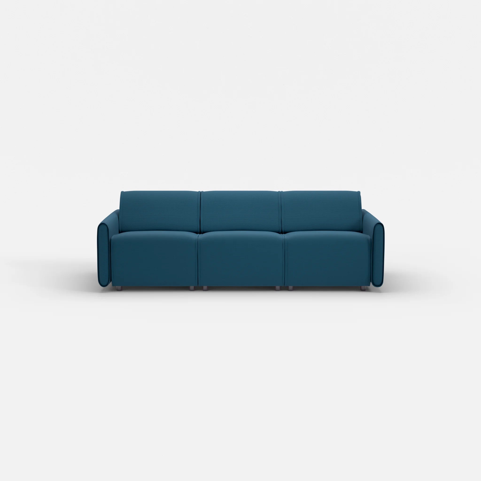 3 Sitzer Sofa Belleform mit schmaler Armlehne 1 nabucco6075 in Blau von vorne