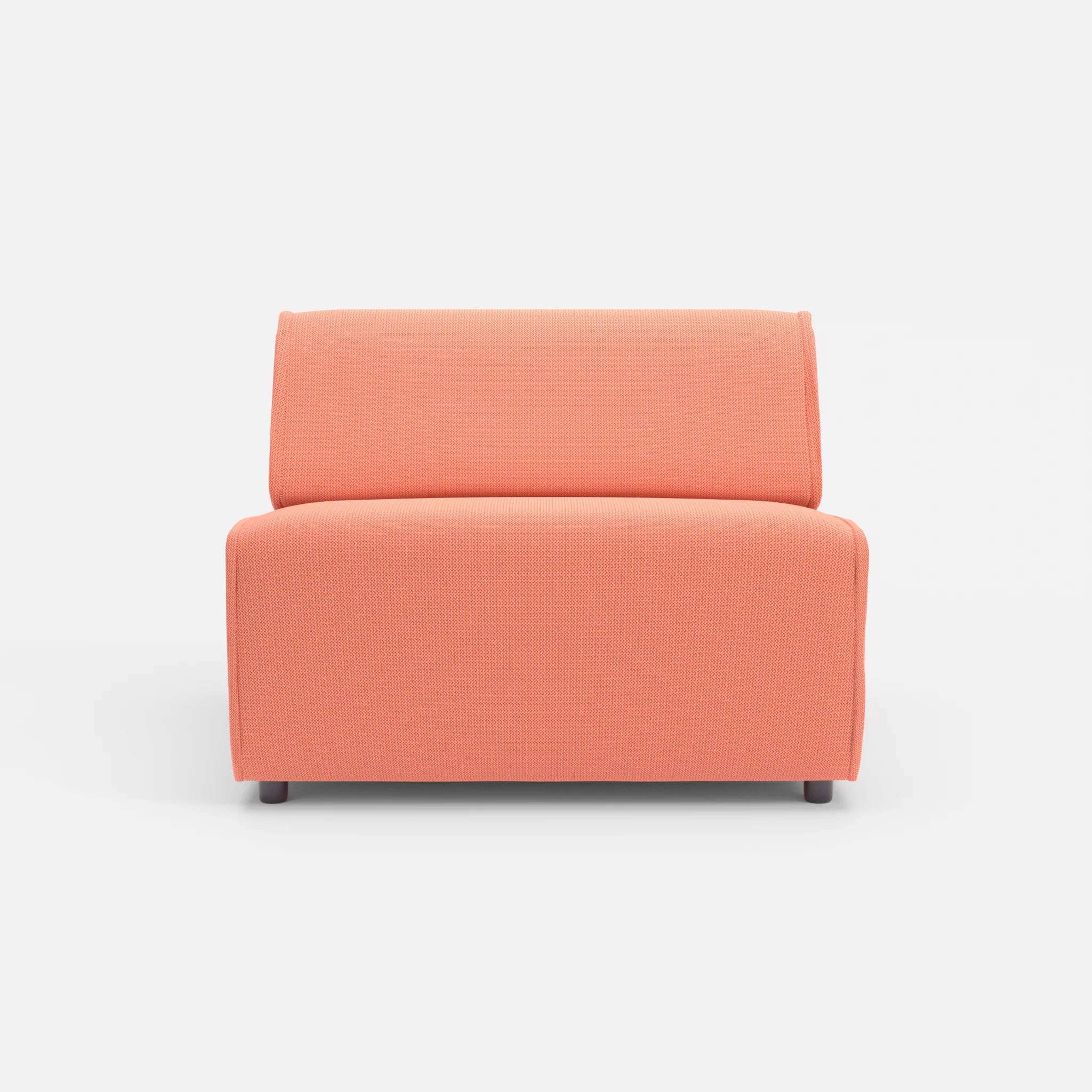 Sessel Belleform 1 credograpefruit in Coral von vorne