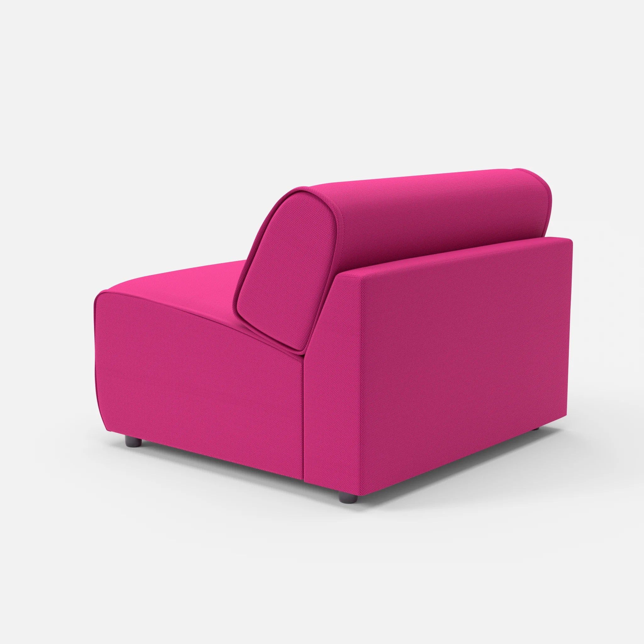 Sessel Belleform 1 novummagenta in Magenta von hinten